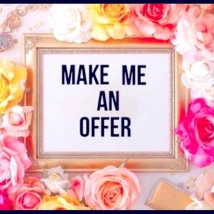 Please feel free to make me an offer!